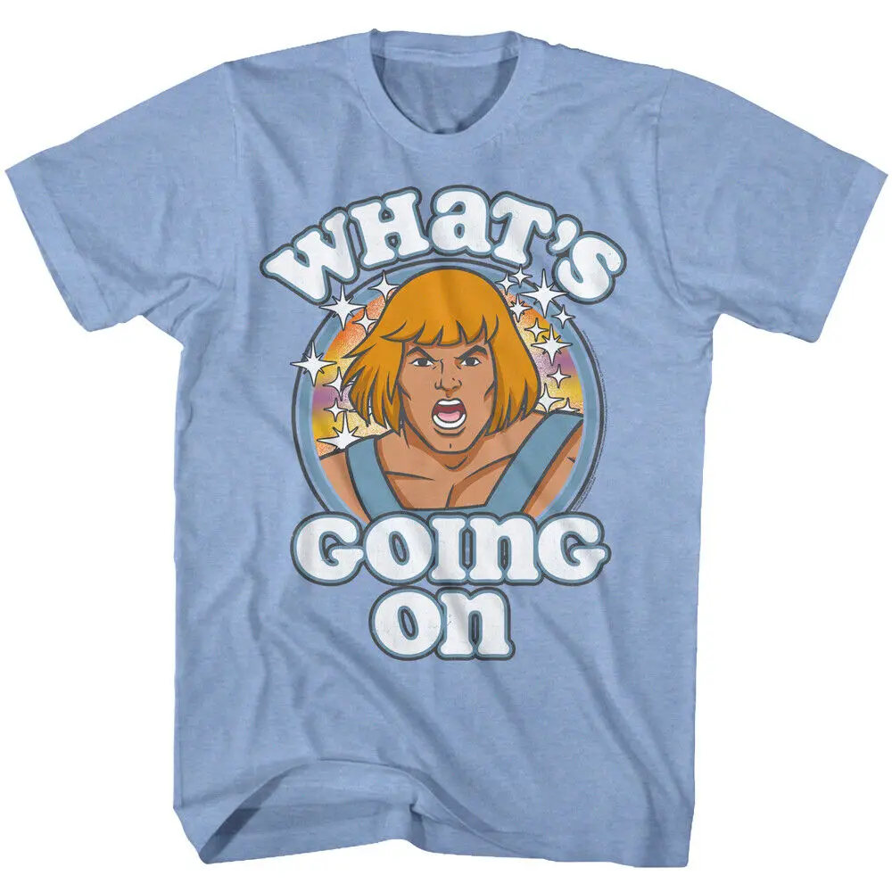 Masters Of The Universe 80's Cartoon He Man What's Going On Men's T Shirt