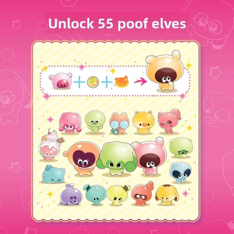 Punirunes Zachte Puni Huisdier Machine Kinderen Voeden Interactieve Puni Tuo Mogozi Beeldje Model Terug Naar School Anime Speelgoed