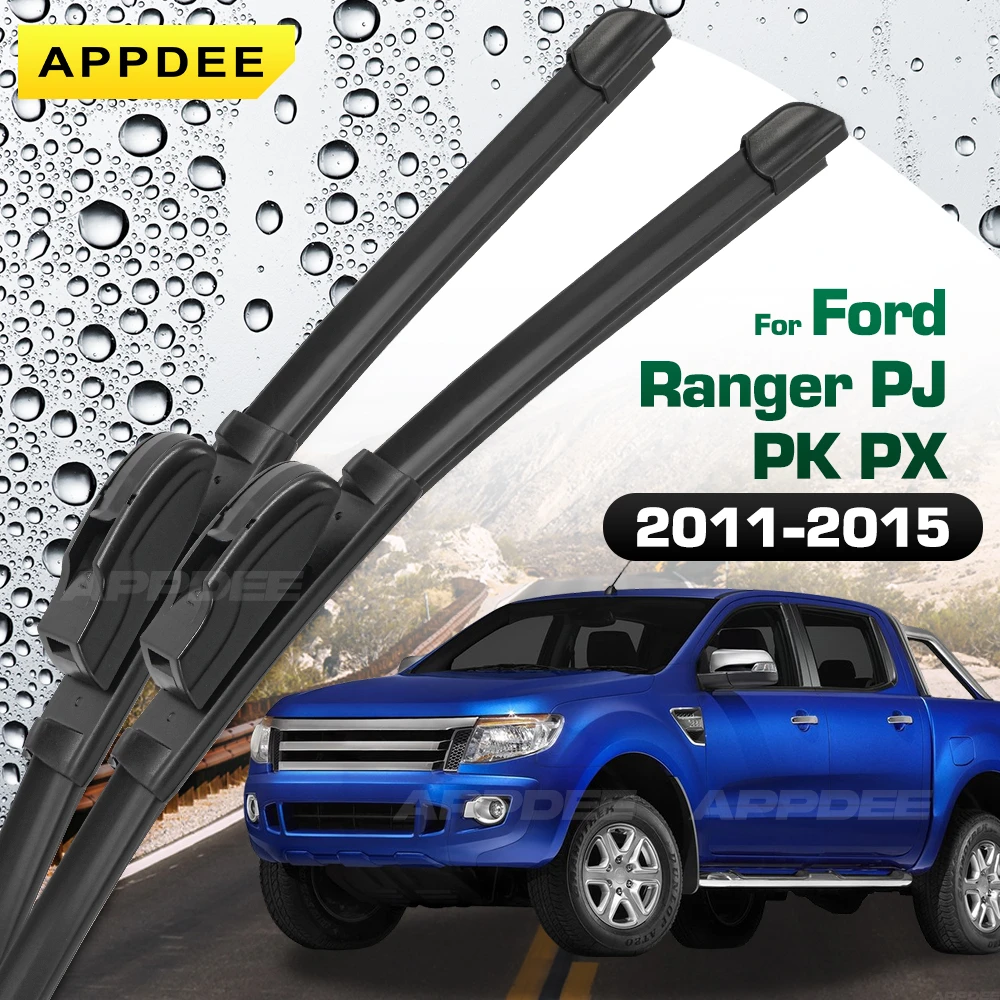 

Комплект силиконовых и резиновых щеток переднего стеклоочистителя для Ford Ranger PJ PK PX 2011-2015, щетка для лобового стекла 24 "+ 16"