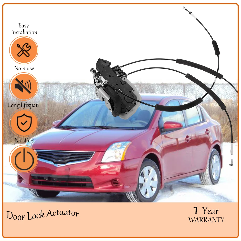 

Rear left Driver Side Door Lock Actuator with Car Locks, Replacement for Nissan Sentra 2007-2011, oem 937-278 937278 82501ET200