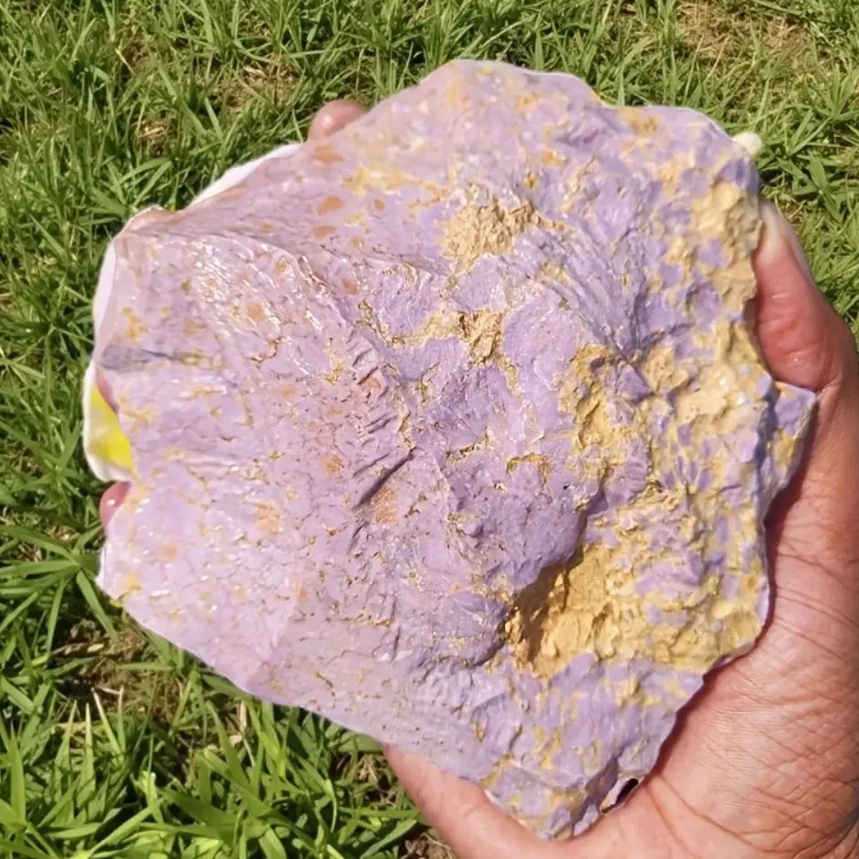 New Natural Purple Phosphosiderite Rough Stone Healing Raw Ore Specimen Mineral Reiki Wicca Spiritual Mineral Energy Crystals