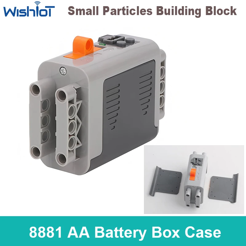 Image of 8881 AA Batteriebox-Gehäuse MOC Technik PF Blöcke Power Functions für Roboter-Auto Kompatibel mit Legoeds und Allen Markenblöcken