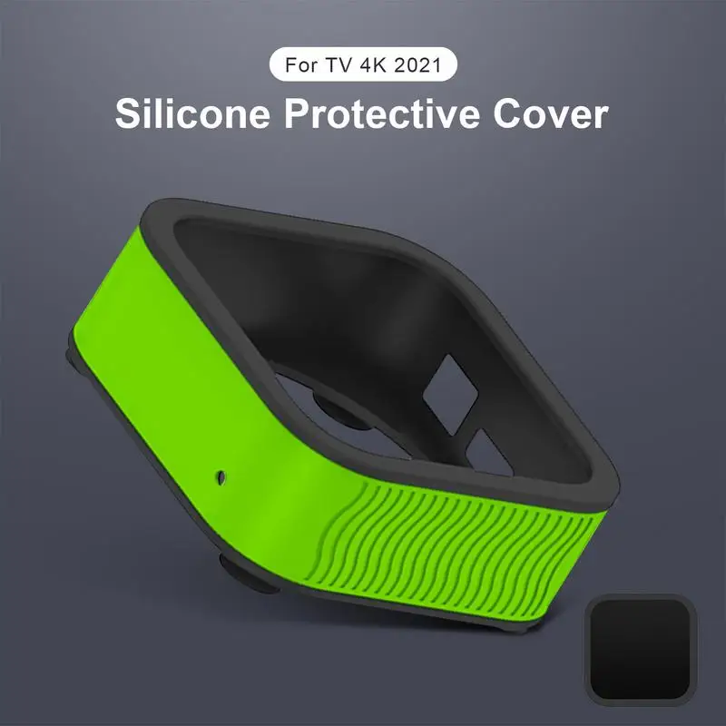 Protective Case For A pple TV 4K 20216th Gen Anti-Slip Shock Proof Silicone Sleeve Set-top Box TV Box Waterproof Cover Elegantly