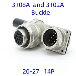 20SL Buckle military Connector 5015 VG95234 Buckle Plug 20-27 20-29 Plug 17P 14P High Current 500V Straight Plug Bent Plug