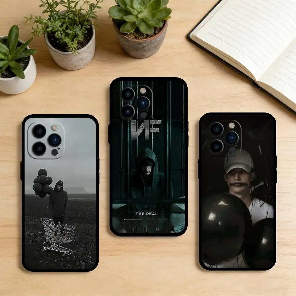 

AAA NF Rapper Phone Case For iPhone 17,16,15,14,13,12,11 Plus,Pro Max,XS,Soft Silicone Black Cover