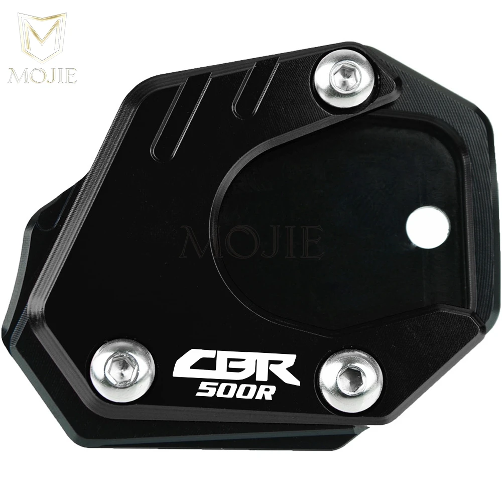 Motorcycle Kickstand Foot Pad Side Stand Pegs Plate Enlarge For Honda CBR500R 2013-2023 CBR600F 2011-2013 CBR600RR 2007-2023