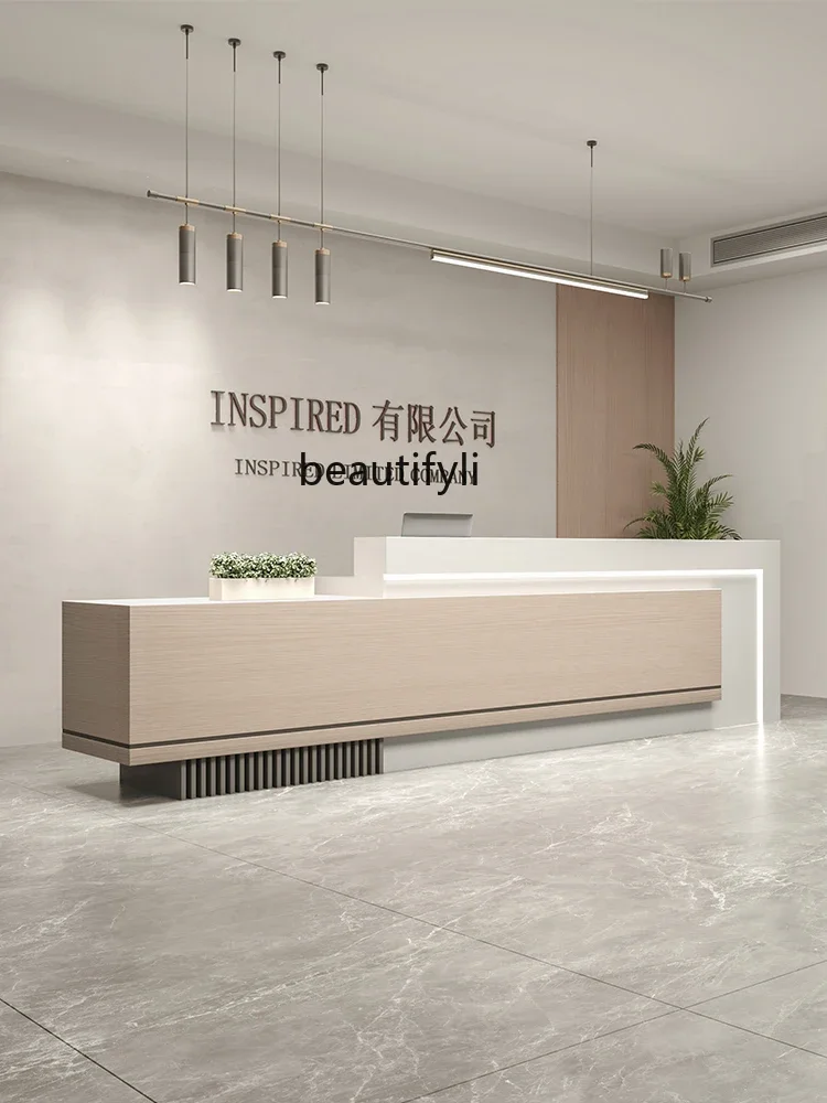 SS NewPaint Property Training Institution Office Company Hotel B & B Bar Counter Reception Table Reception Cabinet Cashier Desk