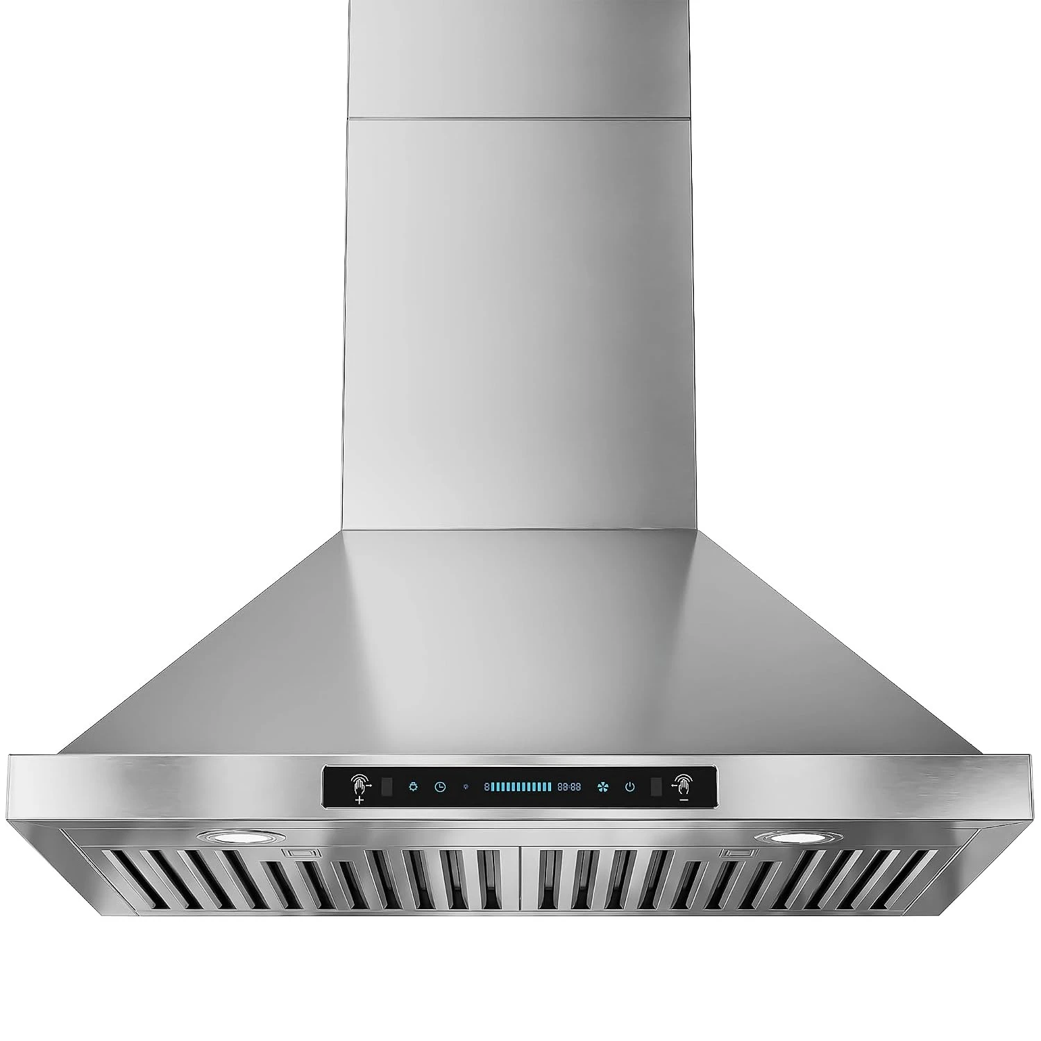 30-inch Wall Mount Range Hood 900 CFM Ducted/Ductless Convertible, Kitchen Chimney Vent Stainless Steel with, Customized