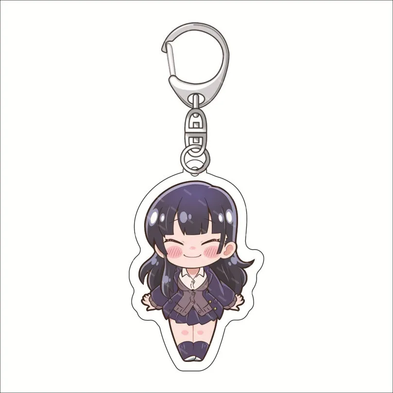 Anime Keychain Stand Model Toy Desktop Decor The Dangers In My Heart Yamada Anna Ichikawa Kyoutarou Cosplay Acrylic Pendant Gift