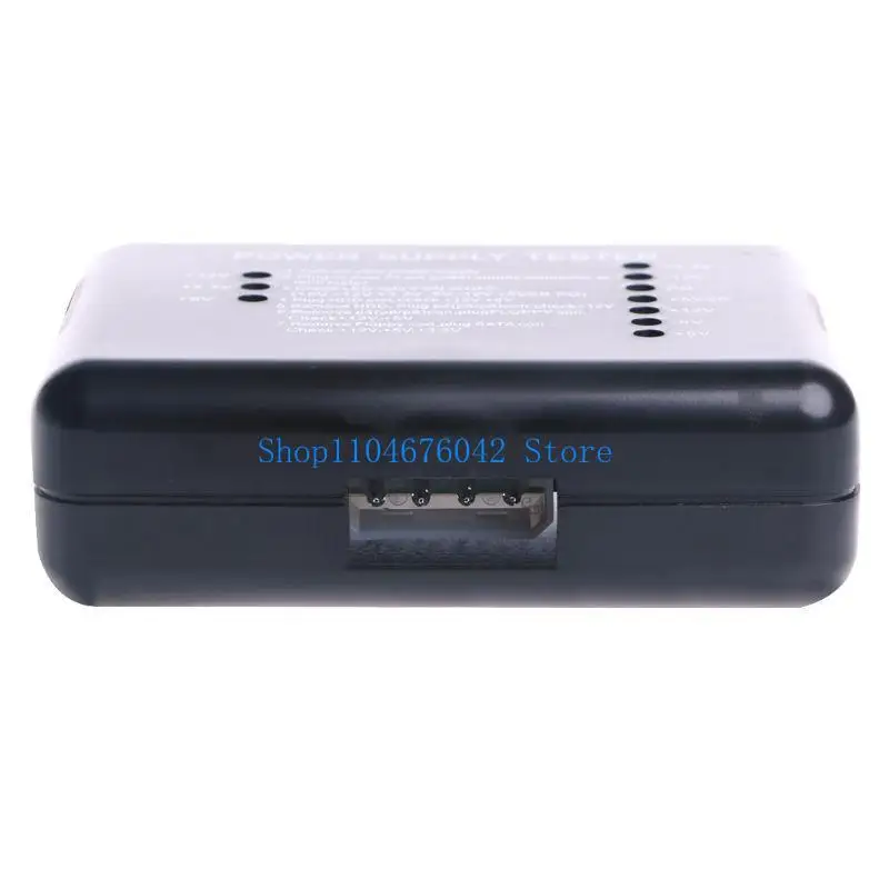 652F 1Pcs NEW Black 20 24 Pin PSU ATX for HD Power Supply Tester