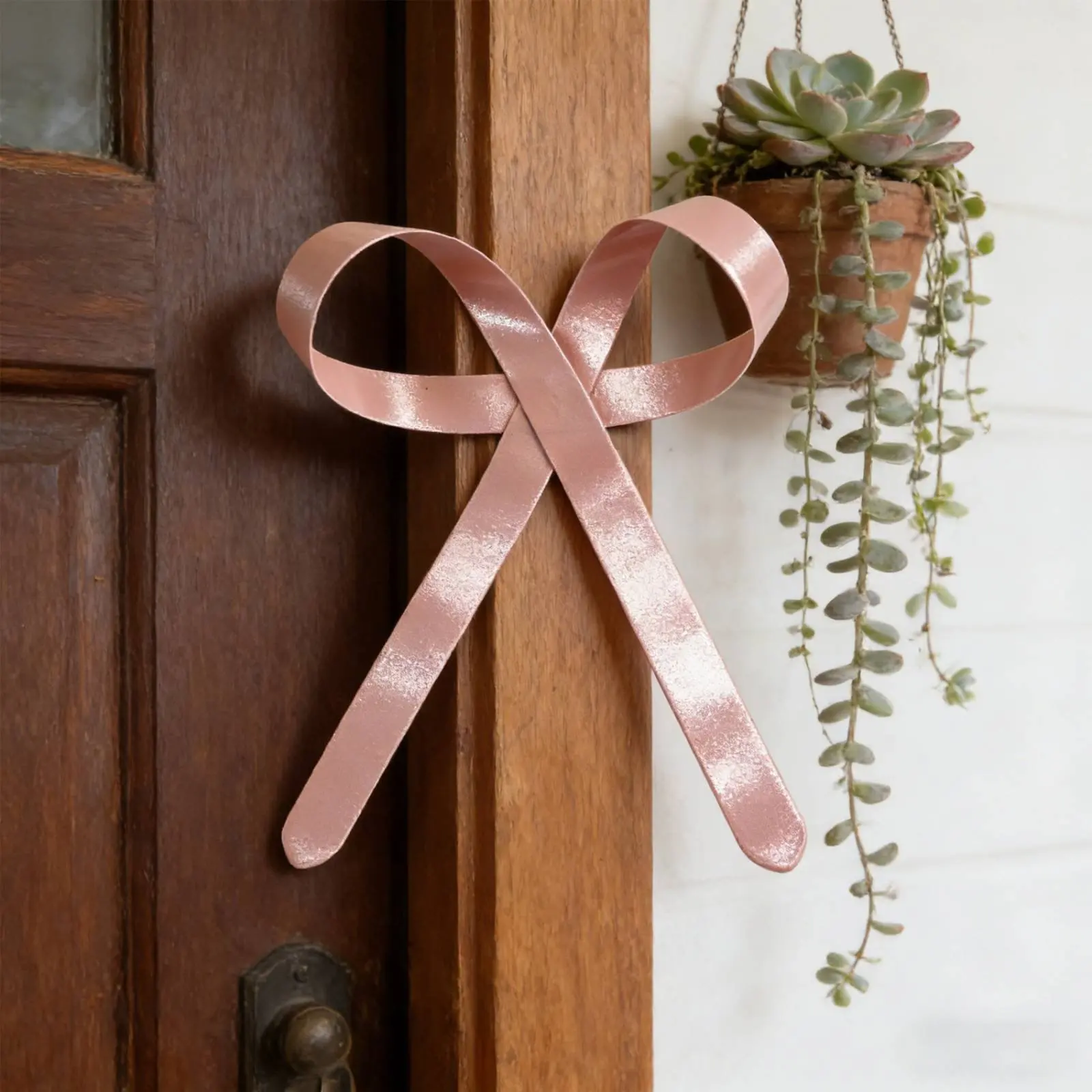 Metal Bow Clip Shiny Finish Metal Ribbon Bow Decoration Long-Lasting Reusable for Holiday