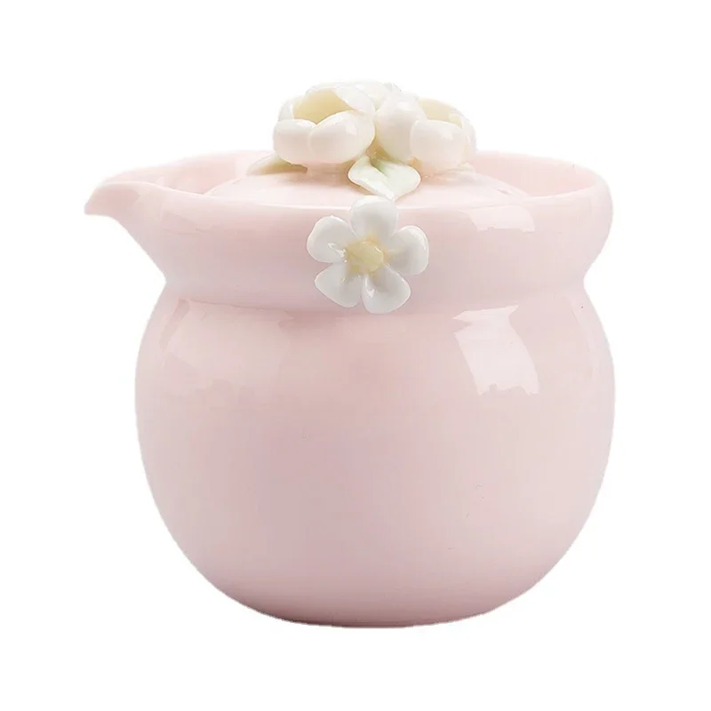 Office Decoration Ceramic Small Teapot Brewing Pot Household Anti-Scalding Hand Grasp Set Accessories