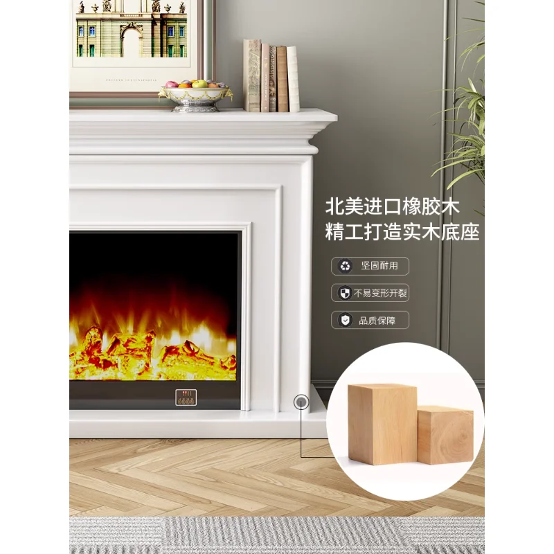 

Furniture for small-sized apartments Warm Simulation Fire Firewood Heating Xuan Cabinet Customized Nordic Home Decoration
