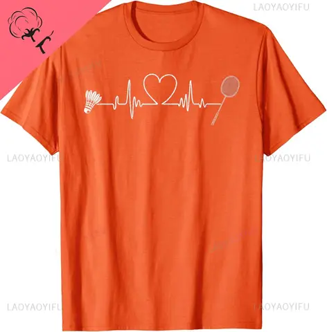 Бадминтонная футболка Heartbeat Laoyaoyifu хлопок