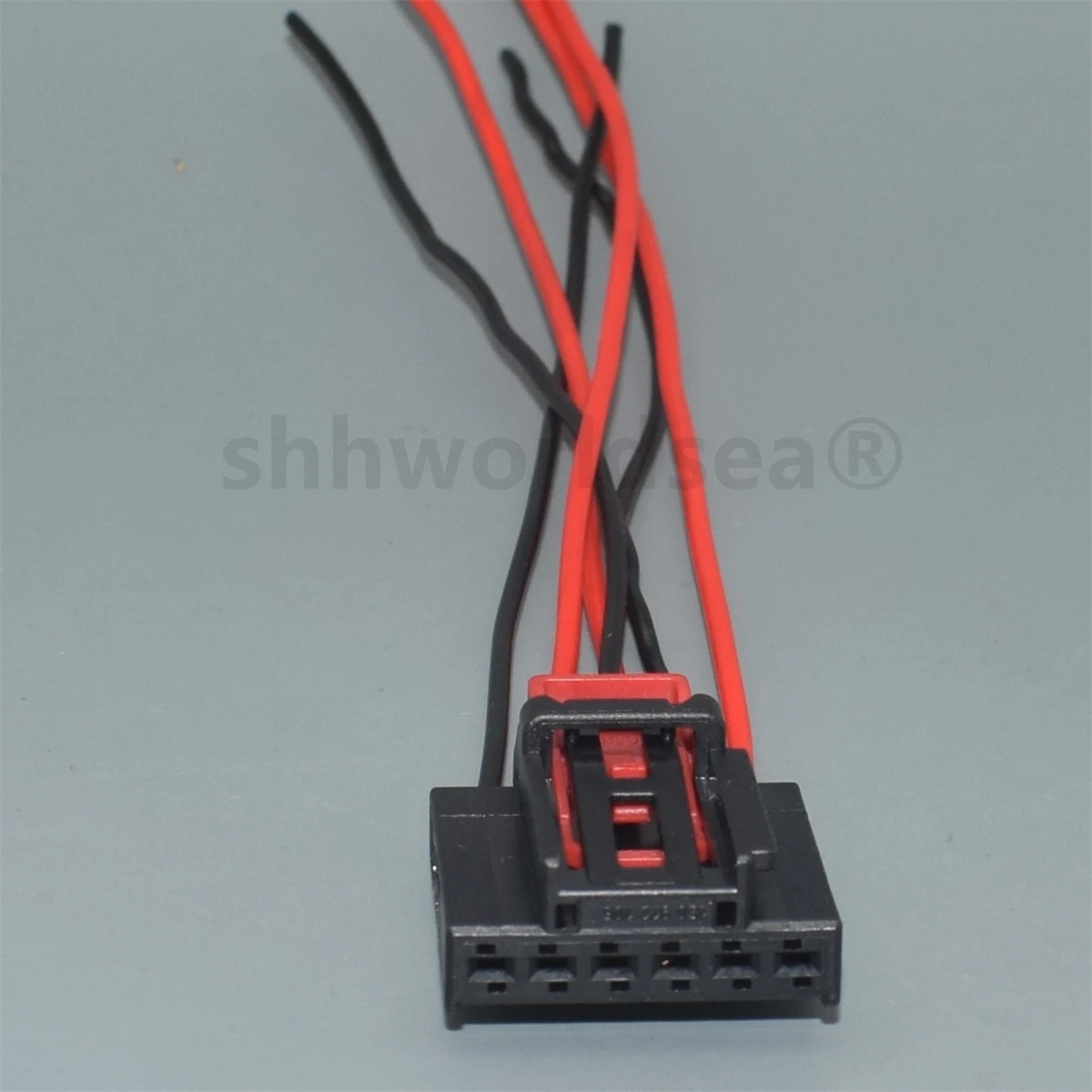 shhworldsea 6 Pin Auto Rear Lamp Plug Wiring Harness Seat Height Adjuster Female Connector With Cable For VW Golf 1S0972706