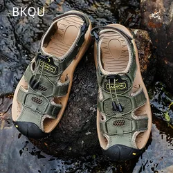 Men's Summer Sandals Fashion Non-slip Wear-Resistant Breathable Water Proof Trendy All-match Lightweight Outdoor Summer Main