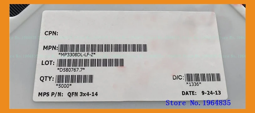 2pcs/lot MP3308DL-LF-Z MP3308 QFN-14