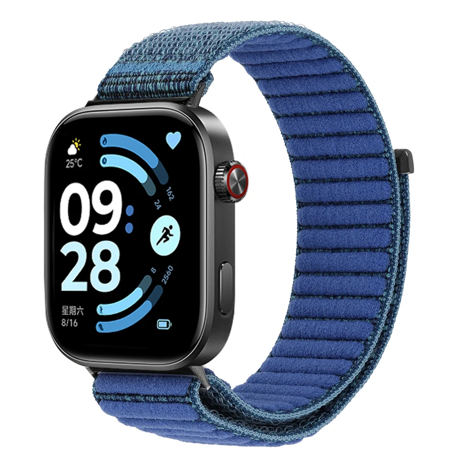 Nylon Loop Band voor Redmi Watch 4 5 6 Bandje Verstelbare Sport Vervangende Correa Armband voor Xiaomi Mi Band 10/9/8 Pro Bandje