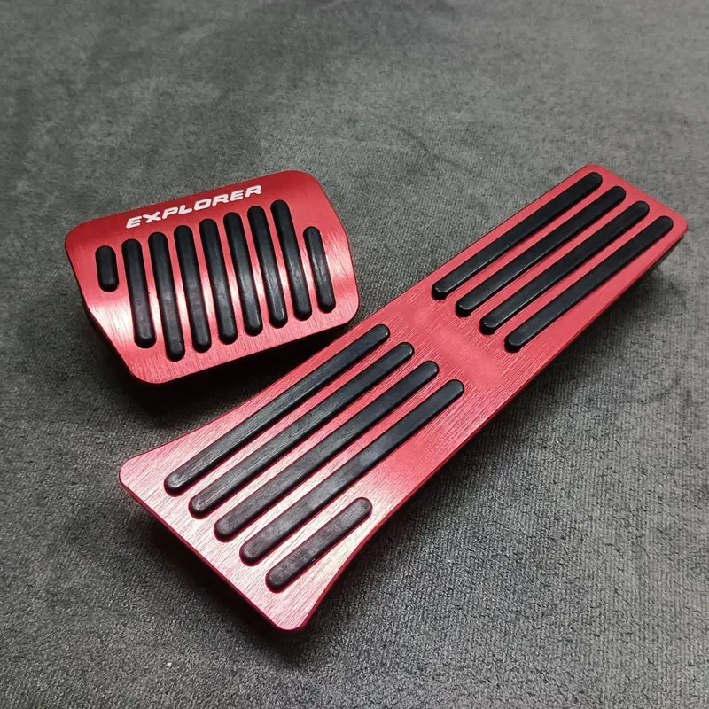 تعديل داخلي لدواسة الوقود Ford 13-23 Explorer، فرامل معدنية مضادة للانزلاق، دواسة الراحة #6