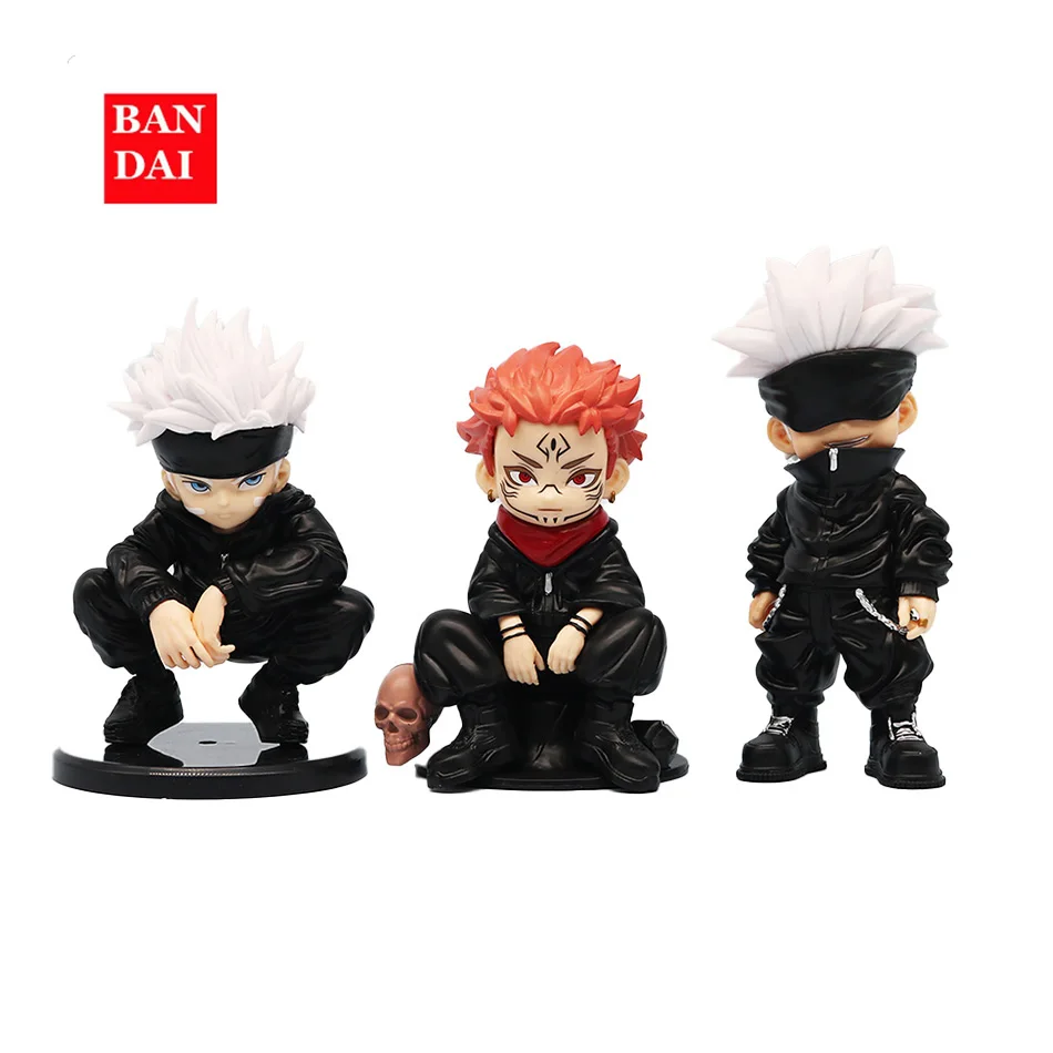 Jujutsu Kaisen Anime Figure Gojo Satoru Ryomen Sukuna Q Version Action Figurine Pvc Statue Model Collection Decoration Toy Gift