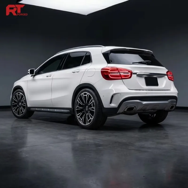 Custom Forged Wheels 5x112 18-21 Black Machined Multi Spoke Rims For Mercedes GLC For Audi For VW For Volvo