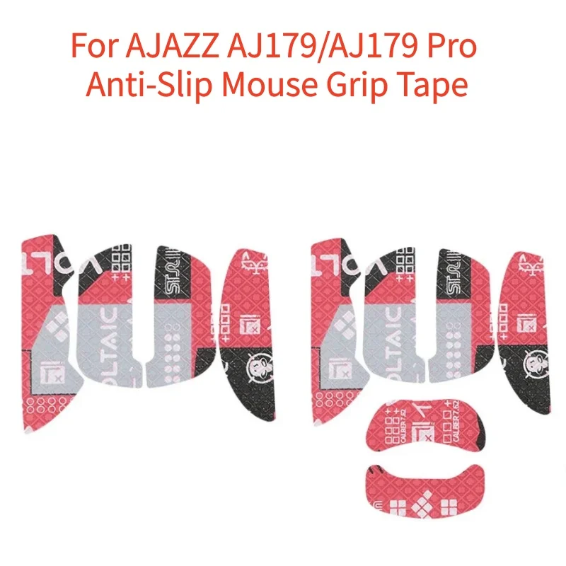 Anti-Slip Sweat-Absorbent Mouse Grip Tape & Smooth Skates for AJAZZ AJ179/AJ179 Pro – E-Sports Gaming Accessories