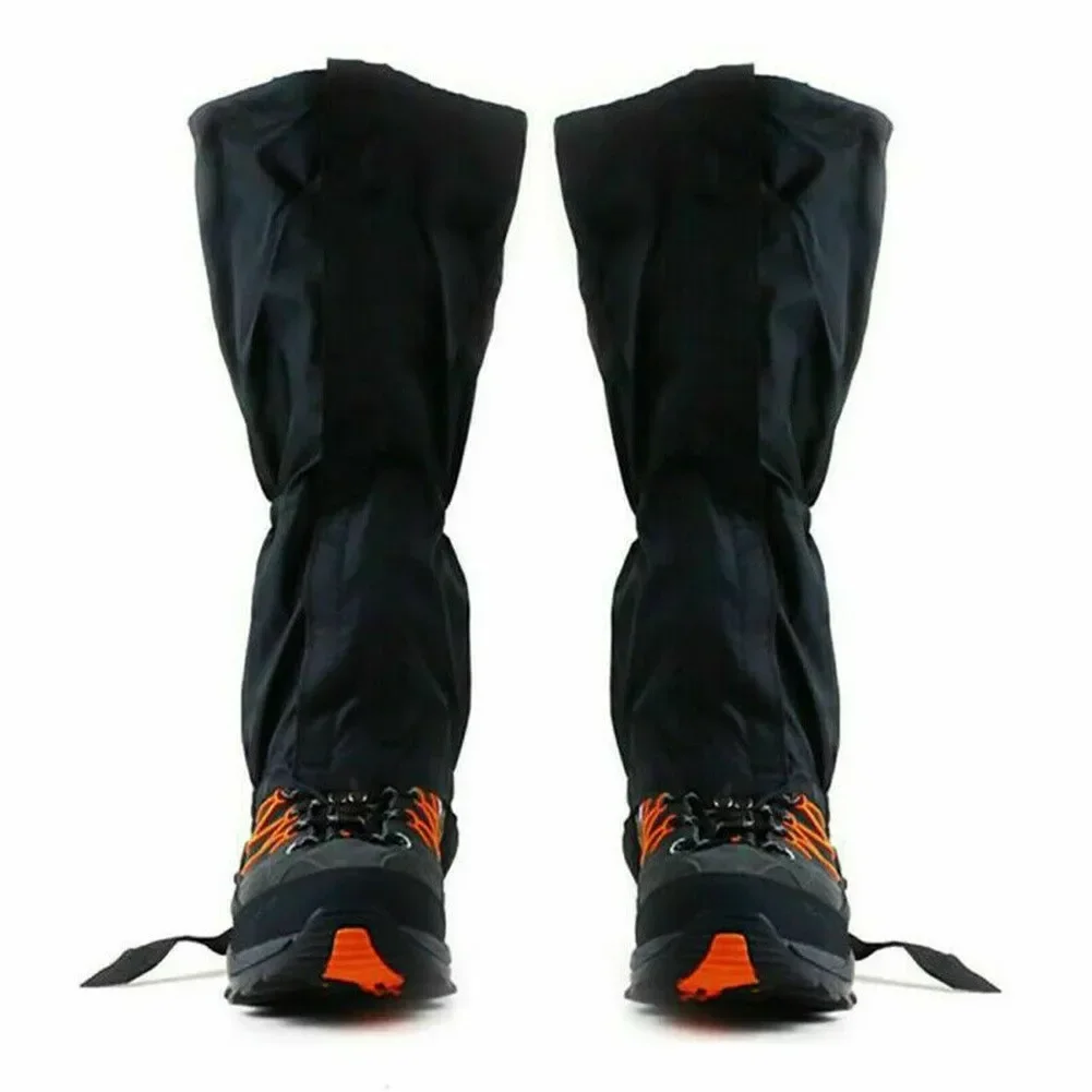 POTEA  Waterproof Hiking Boot Gaiters Waterproof And Highly Breathable Black Children/Ladies/Men Polyester Fabric Snow