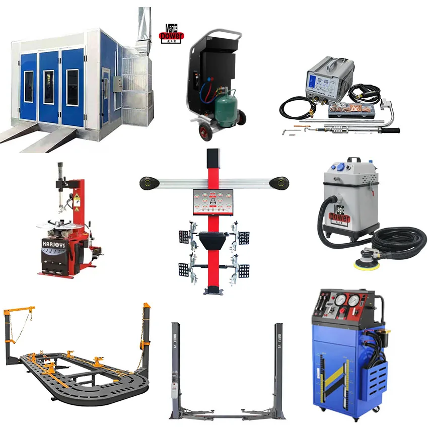 Car Body Repair Equipment Dent Puller Machine Spray Booth Wheel Alignment Machine