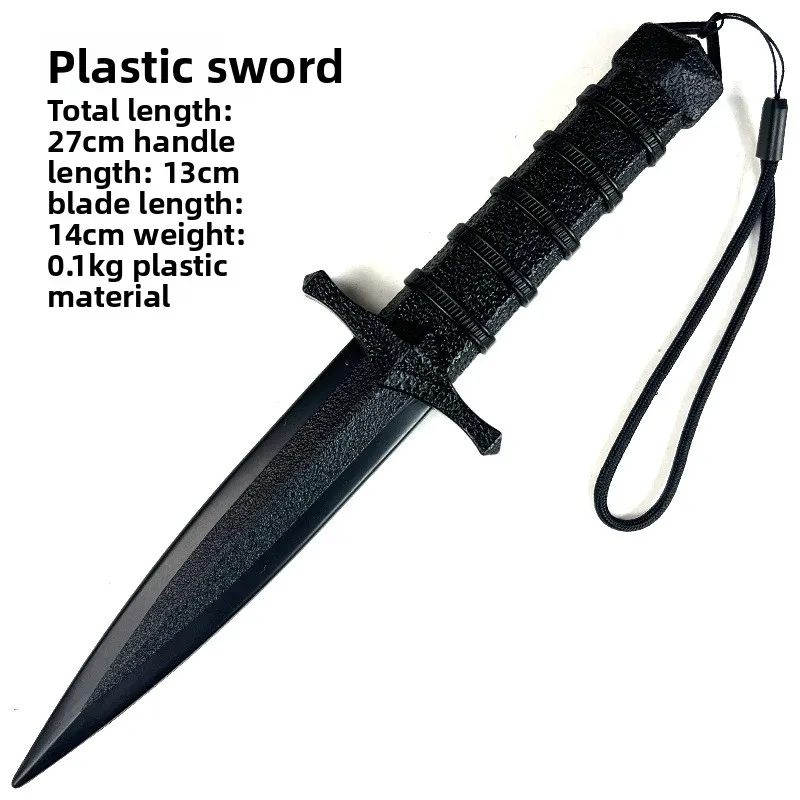 Miecze treningowe PU 27 cm / 10,63 cala, rekwizyty, broń, cosplay, średniowiecze, anime, gadżety, zabawka dla chłopca, ozdoby, kolekcjonerski prezent do ekspozycji