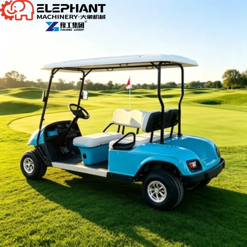 Electric Golf Cart, Lifted Chassis Off Road Hunting Cart 4/5/7KW Optional AC Motor 60V Lithium Battery