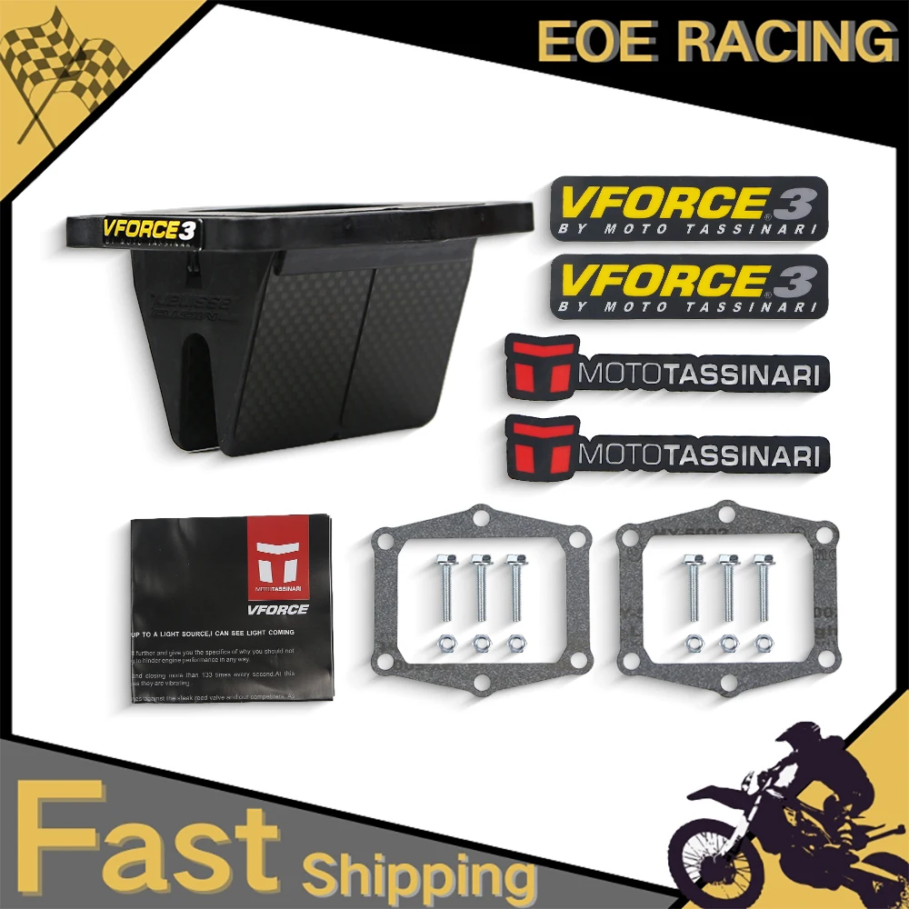 V305A V-Force Motorcycle Reed Valve Vforce 3 Carbon Fiber For Honda CR250R CR250 1986-2001 TRX250 1986-1989 M200 MC250