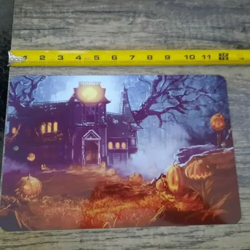 Creepy Haunted House Halloween 8x12 Metal Wall Sign