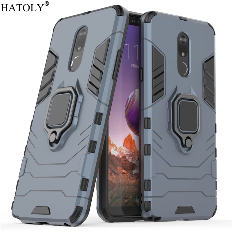 For LG Stylo 5 Case Cover for LG Stylo 5 Magnetic Finger Ring Phone Case Shell Bumper Protective Hard Armor Case For LG Stylo 5