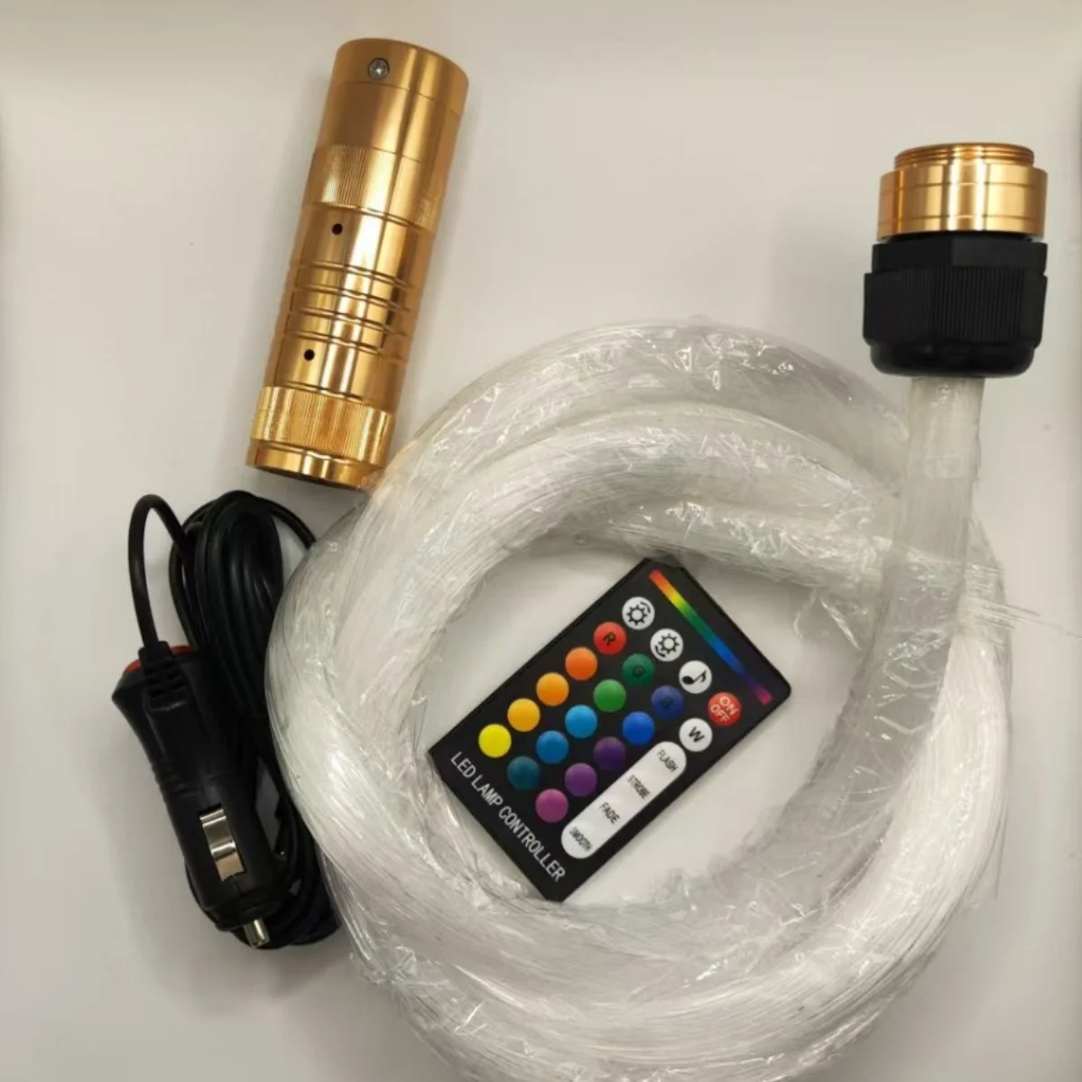 Fiber optic lamp 0.5mm 10W RGBW starry sky flashlight fiber optic set cinema decoration starry sky roof