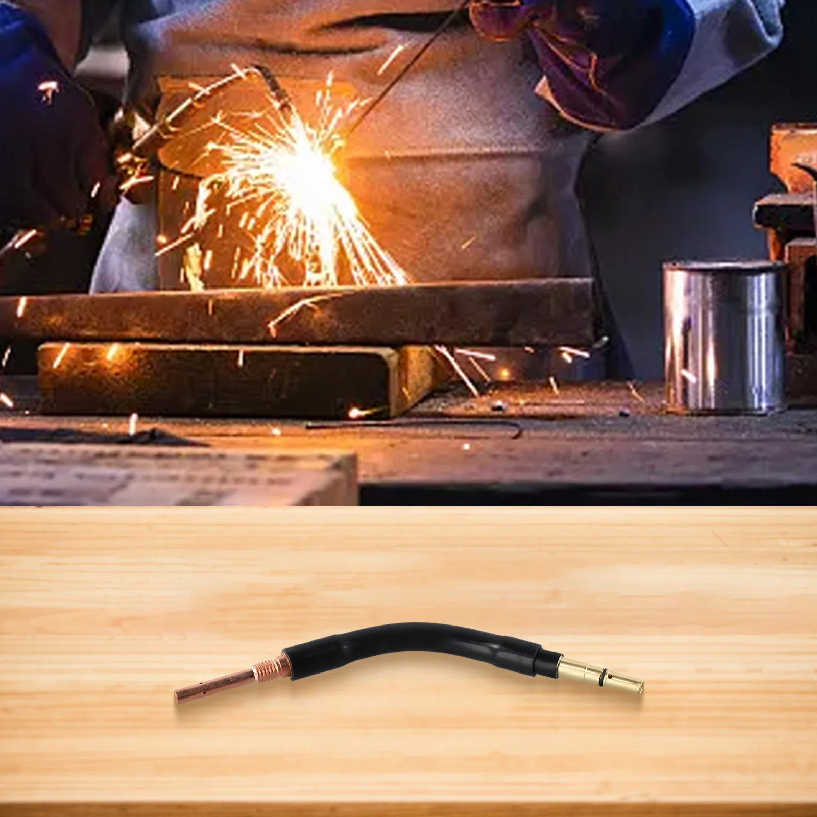 

Construction Site 500A Welding Torch Bending Rod Pure Copper Wire Standardized Design Tightness Guarantee Abrasion Resistance