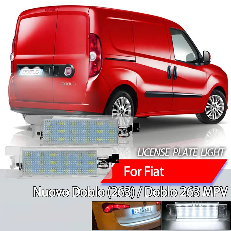 2Pcs Car Led Number…