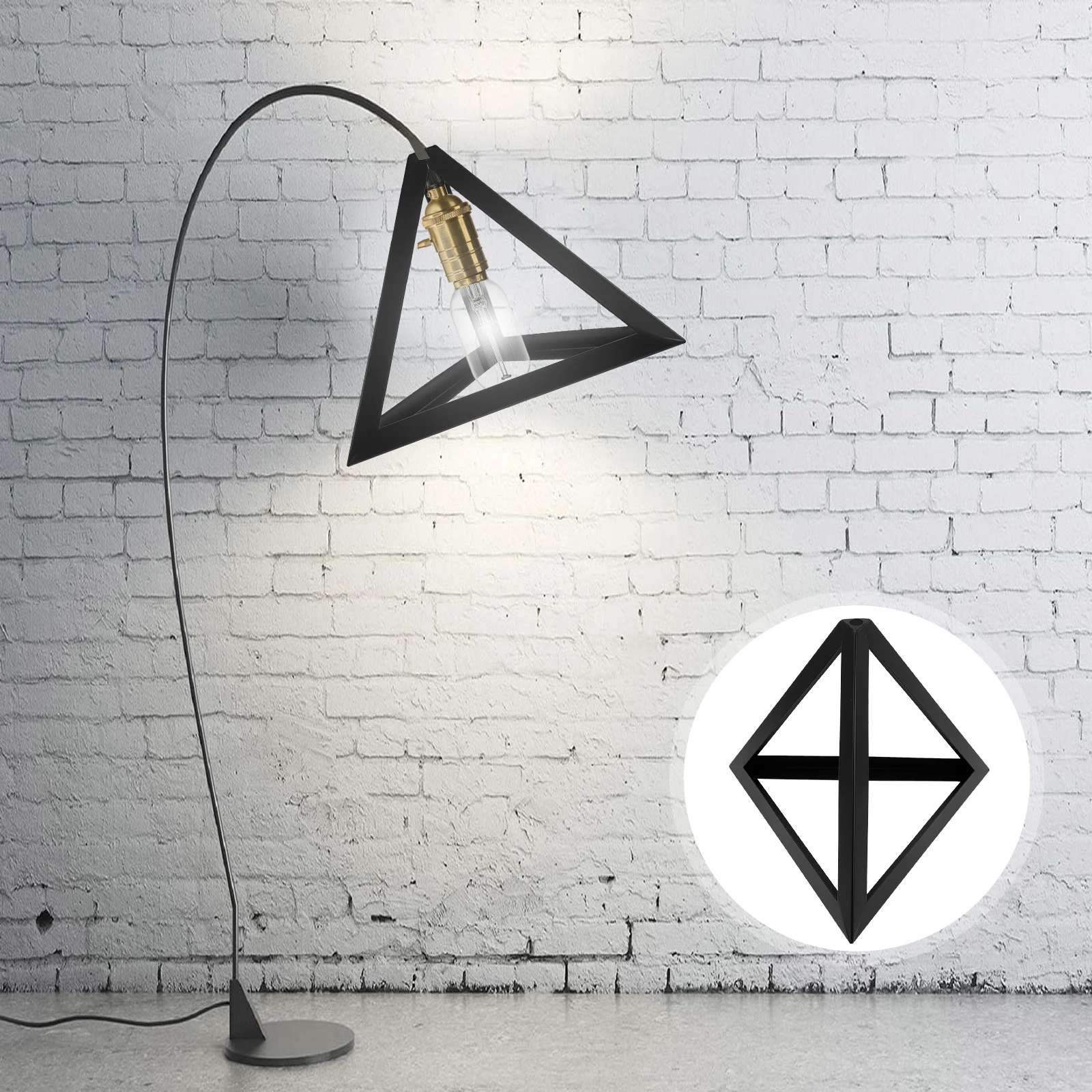 

Vintage Lamp Shade Frame Iron Ring Support 10Mm Opening For Ceiling Light Durable Solid Diy Lighting Accessories Cage Guard