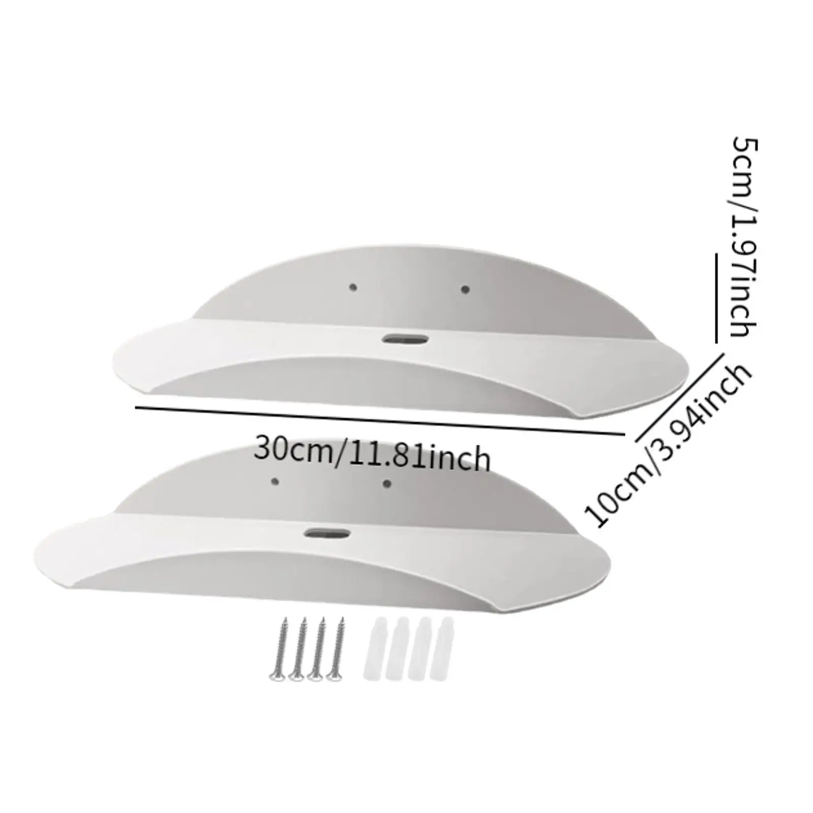 Speaker Wall Mount Brackets Storage Bracket Decorative Multifunctional Float Rack for Baby Monitors Speakers Home Plants Cameras view 4