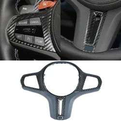 For BMW G30 G32 G42 G14 G01 G02 G05 G06 G07 G20 G22 G26 G29 G80 Real Carbon Fiber Steering Wheel Trim Cover Frame M Merformance
