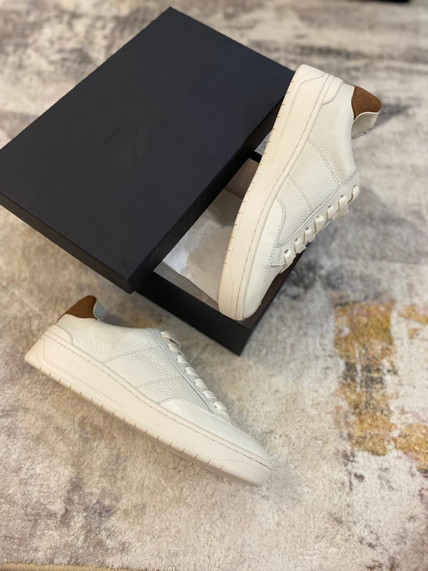 Cnlalaxury England Style Fashion White Shoes Women Color Shoes Women Contrast Genuine Leather Comfortable Casual Sneakers