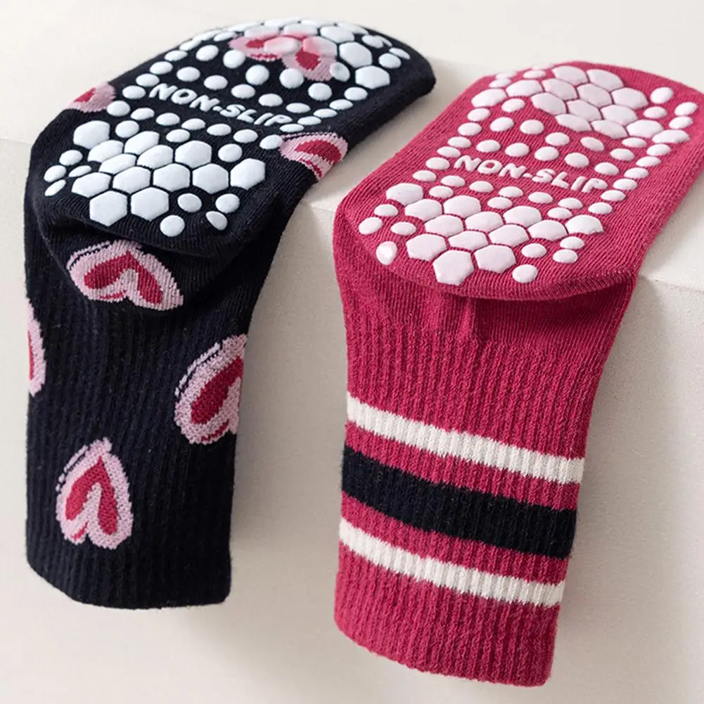 5 Pairs Socks Children's Winter Mid Calf Socks Personalized Love Sweat Absorbent Pink Street Long Tide Socks