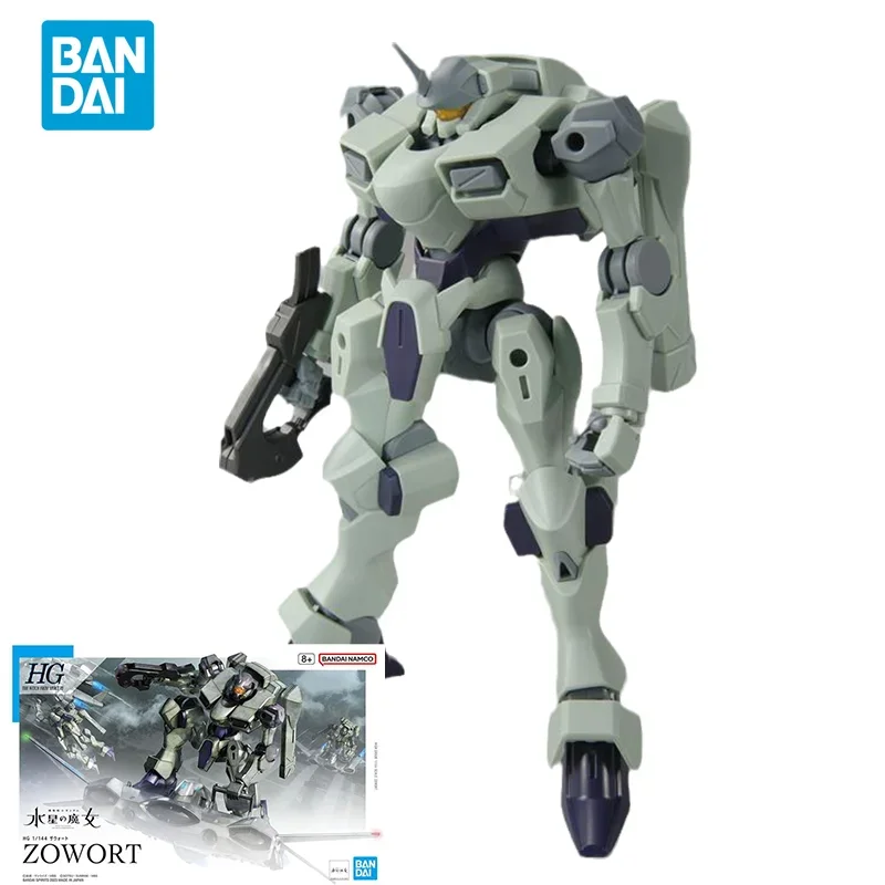 Bandai Original GUNDAM Anime HG 1/144 THE WITCH FROM MERCURY ZOWORT Action Figure Toys Collectible Model Gifts for Children