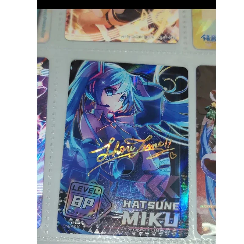 Kayou BP Card 1~10 Series Hatsune Miku Kagamine Rin Christmas Birthday Gift Toys Rare Bronzing Limited Edition Collection Card