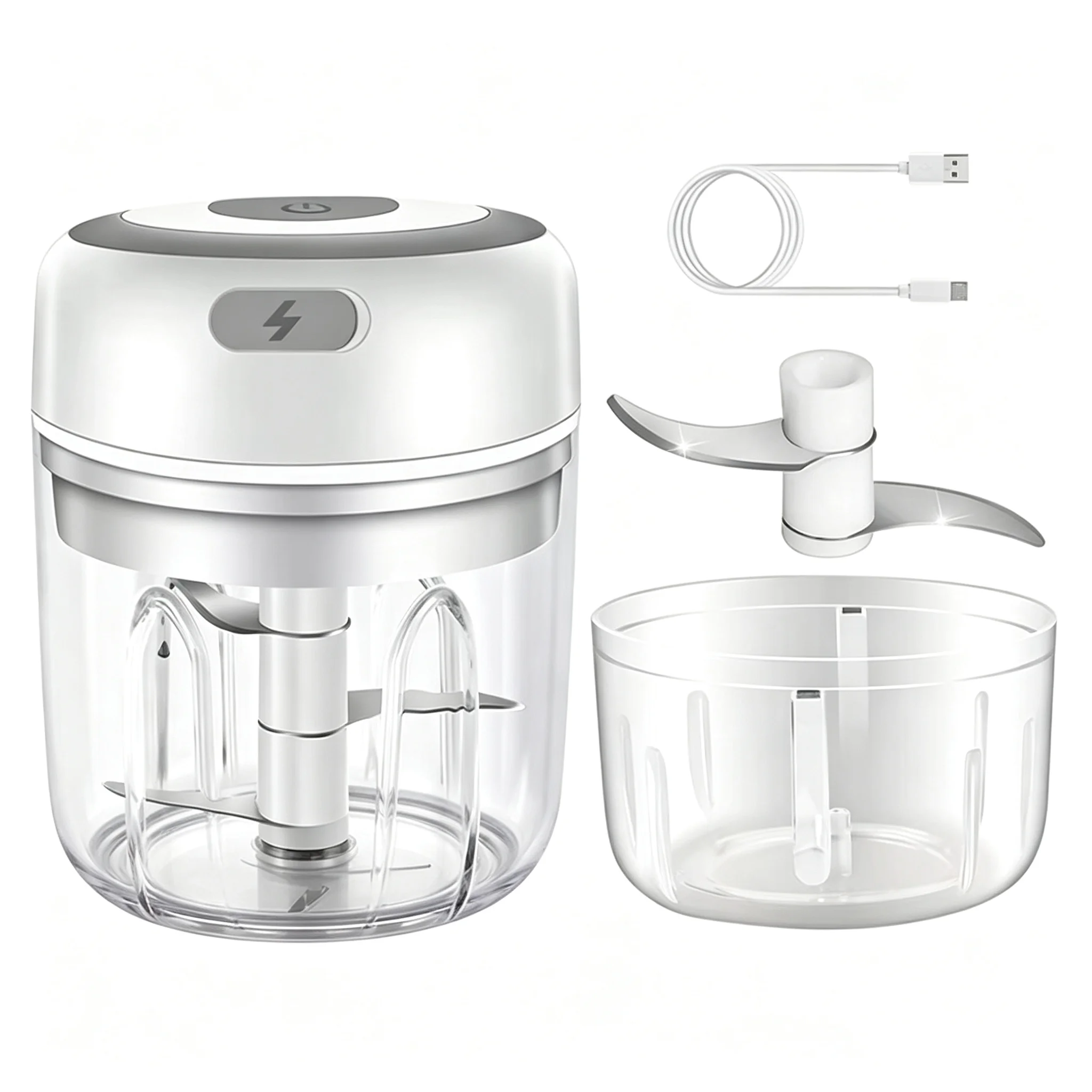 Baby Food Mill - Mini robot da cucina elettrico compatto