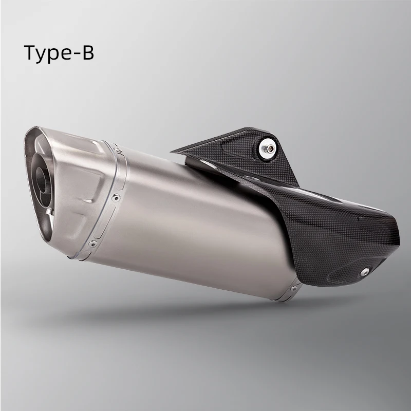 

51MM 60MM Universal Motorcycle Exhaust Modify Stainless Escape Muffler with DB Killer for ZX4R S1000RR 450SR R3 CBR650R ZX25R R1