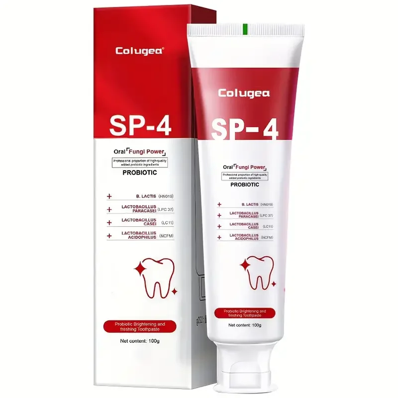 SP-4 Probiotic Brightened Toothpaste for Healthy Teeth and Gums, Fresh Breath Toothpaste, Dental Care, Tooth Brightened Toothpas