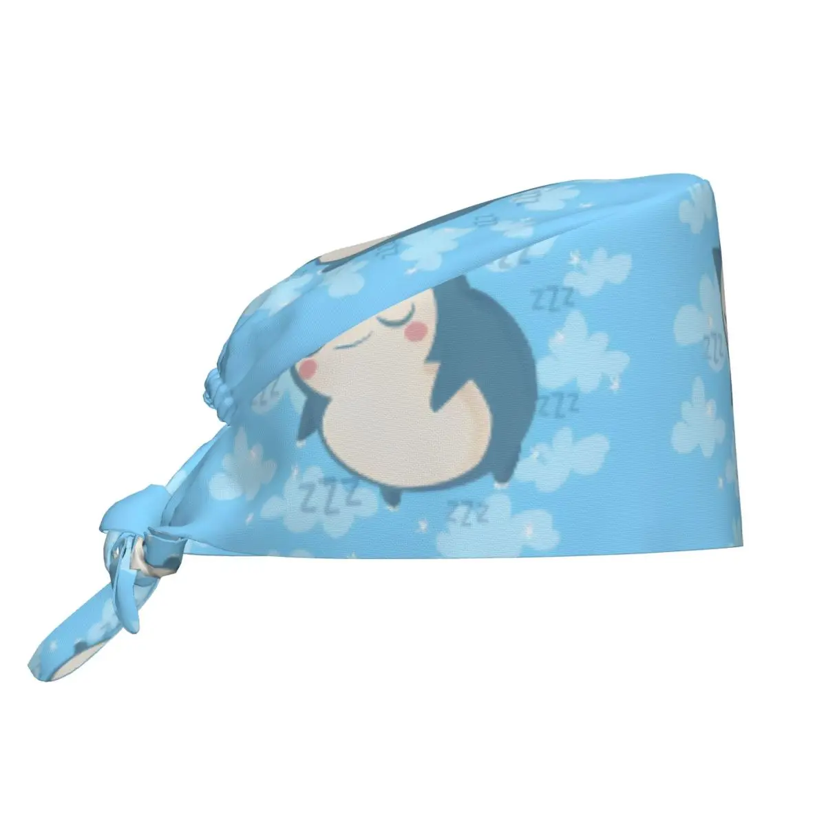 

Work Scrub Cap Snorlax Meme Nursing Hats For Unisex Women Bandage Tie Back Working Caps Comfy Elastic Custom Medical Cap