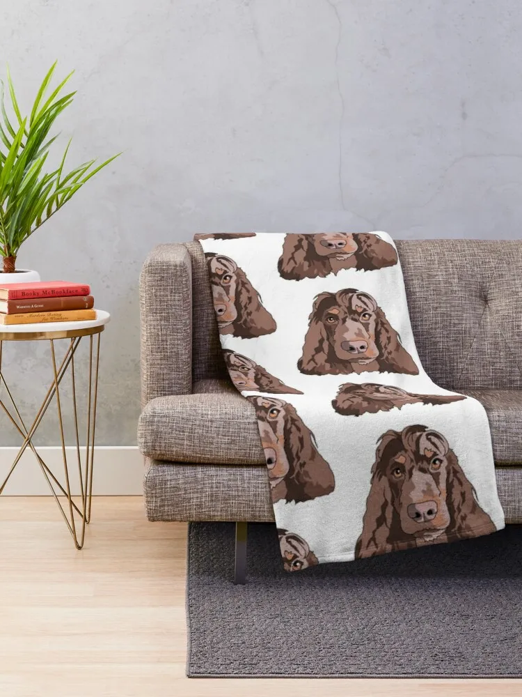 Coco The Spaniel Throw Blanket Warm Extra Large Throw Hairy Blankets