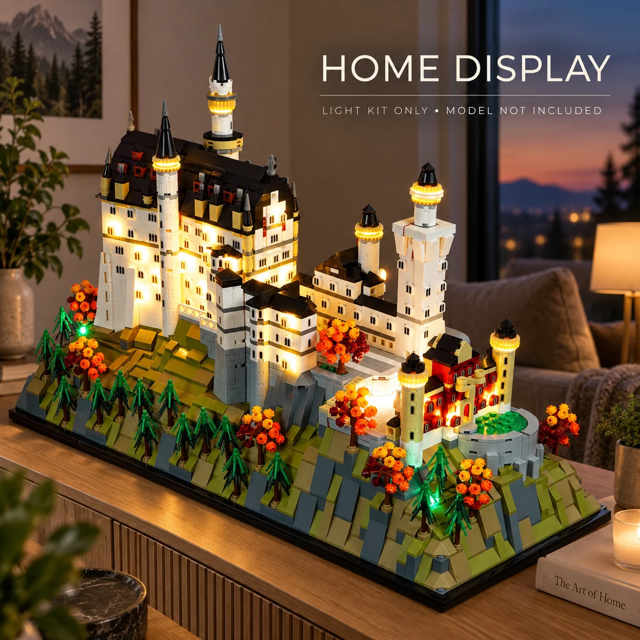 HPROSPER 5V LED Light (No Model) for Lego Architecture Neuschwanstein Castle 21063 Decorative Lamp With Battery Box