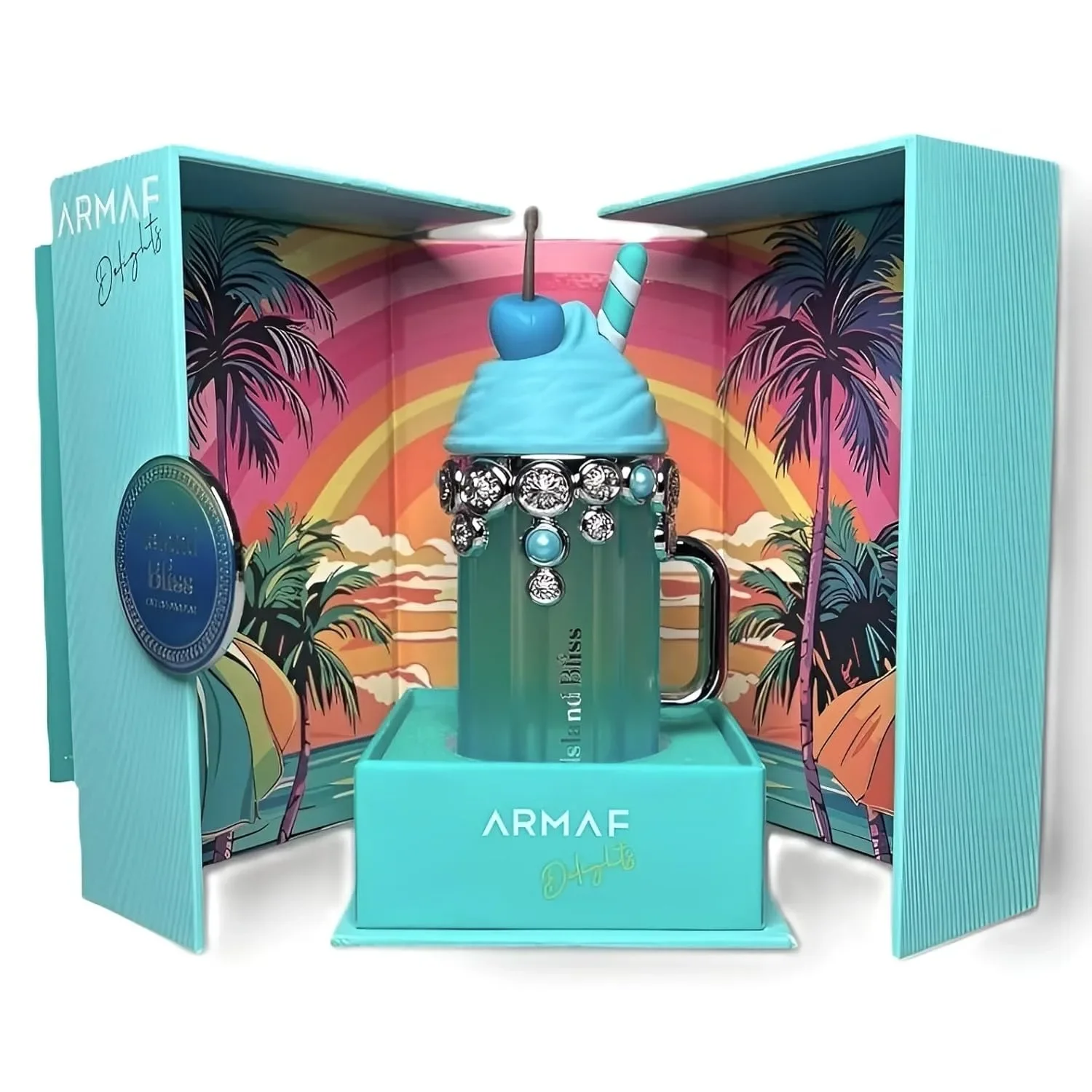 

Armaf Island Bliss EDP для мужчин 3,4 унции/100 мл — стойкий одеколон со свежим цитрусовой древесиной, праздничный подарок